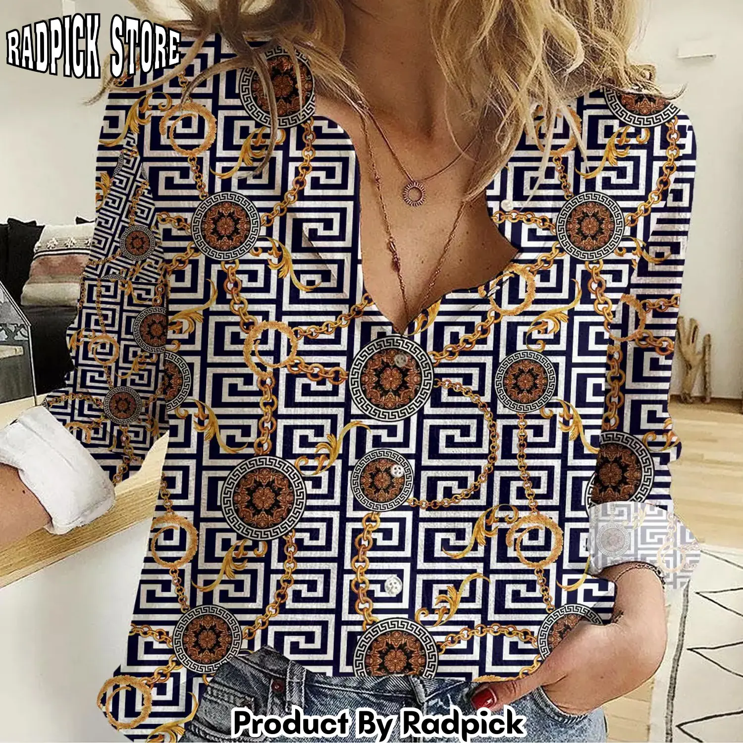 Radpick premium versace women casual shirt rp662220